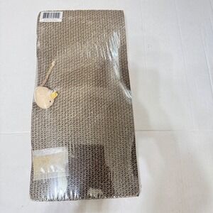 Corrugated Cardboard Cat Scratcher Pad with Catnip and Mouse Toy New